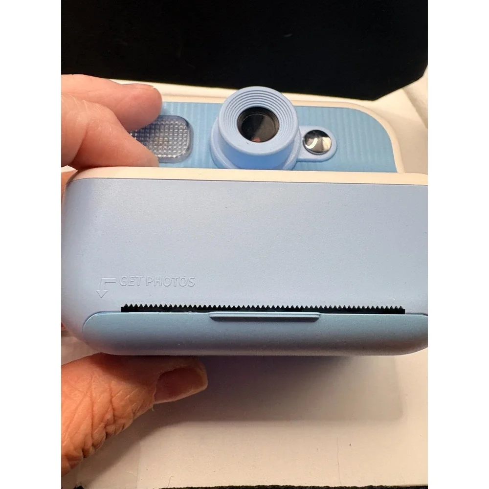 DIY Instant Print Multi Function Camera Kids Ages 3+ Blue Digital Video Game